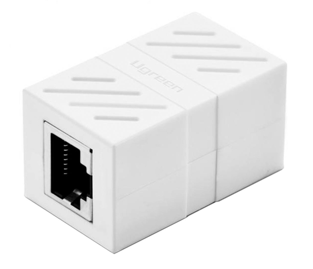 UGREEN NW114 Złączka sieciowa RJ45 Ethernet 8P/8C Cat.7 UTP (biała) - 1257300 - zdjęcie
